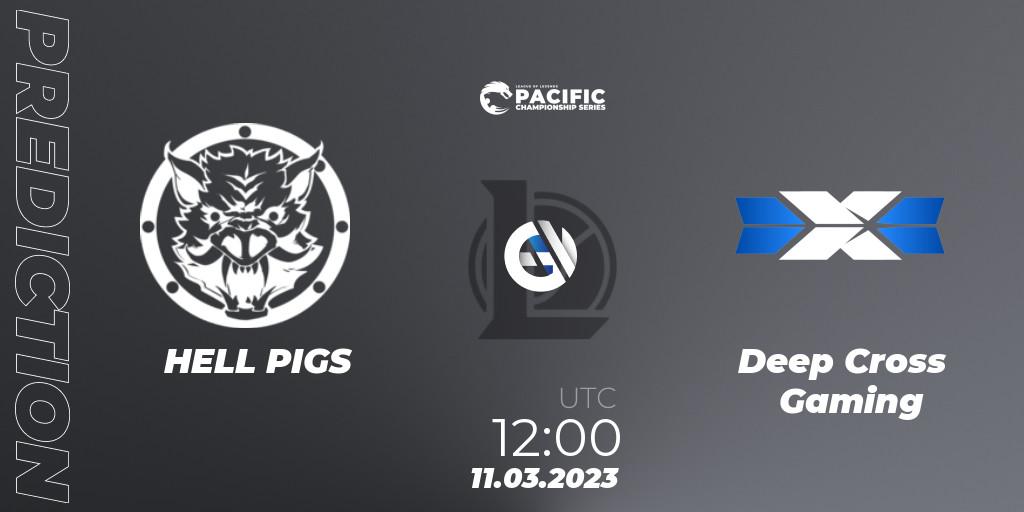 HELL PIGS - Deep Cross Gaming: Maç tahminleri. 11.03.2023 at 12:00, LoL, PCS Spring 2023 - Group Stage