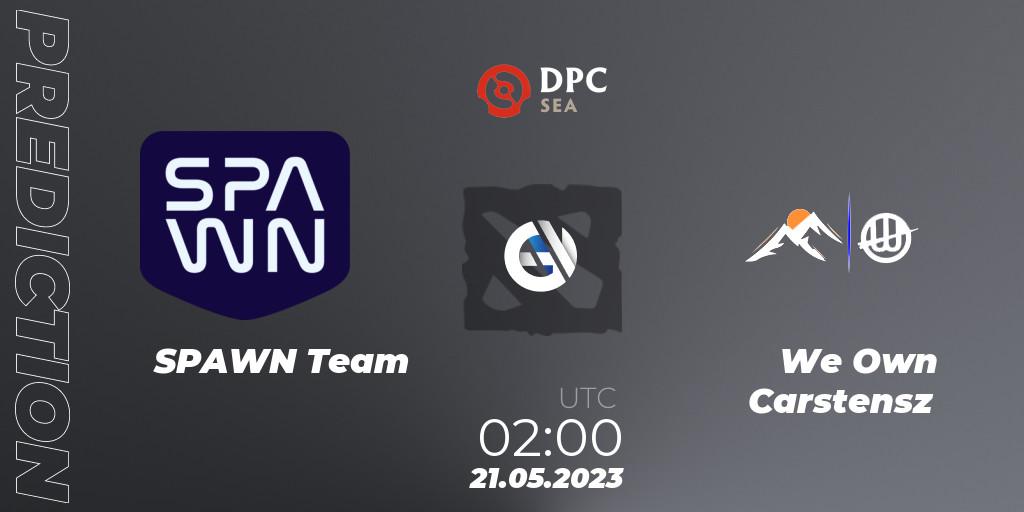 SPAWN Team - We Own Carstensz: Maç tahminleri. 21.05.2023 at 02:02, Dota 2, DPC SEA 2023 Tour 3: Closed Qualifier