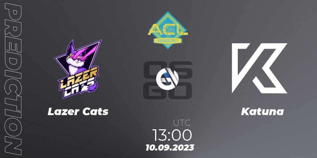 Lazer Cats - Katuna: Maç tahminleri. 10.09.23, CS2 (CS:GO), Arena Cyberclub League Season 1