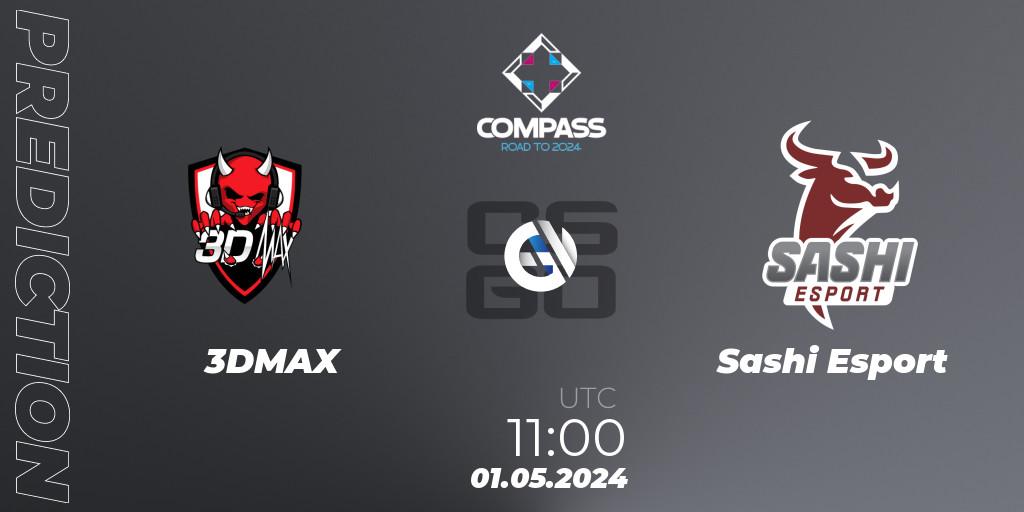 3DMAX - Sashi Esport: Maç tahminleri. 01.05.2024 at 11:00, Counter-Strike (CS2), YaLLa Compass Spring 2024