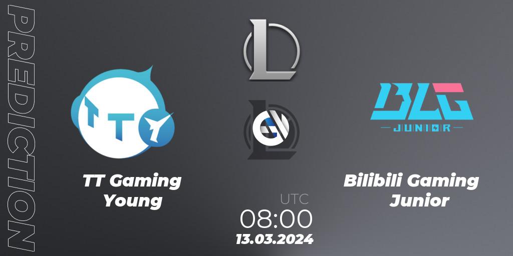 TT Gaming Young - Bilibili Gaming Junior: Maç tahminleri. 13.03.2024 at 08:00, LoL, LDL 2024 - Stage 1