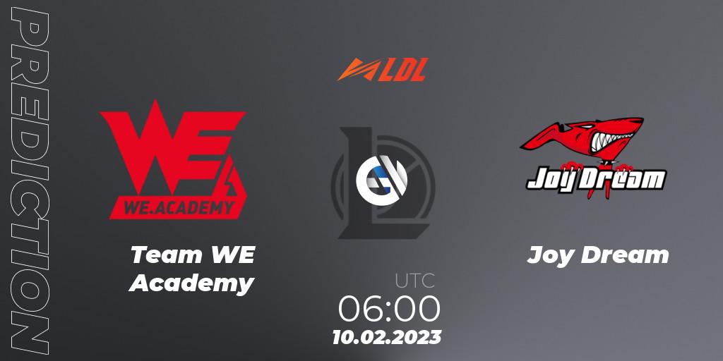 Team WE Academy - Joy Dream: Maç tahminleri. 10.02.23, LoL, LDL 2023 - Swiss Stage