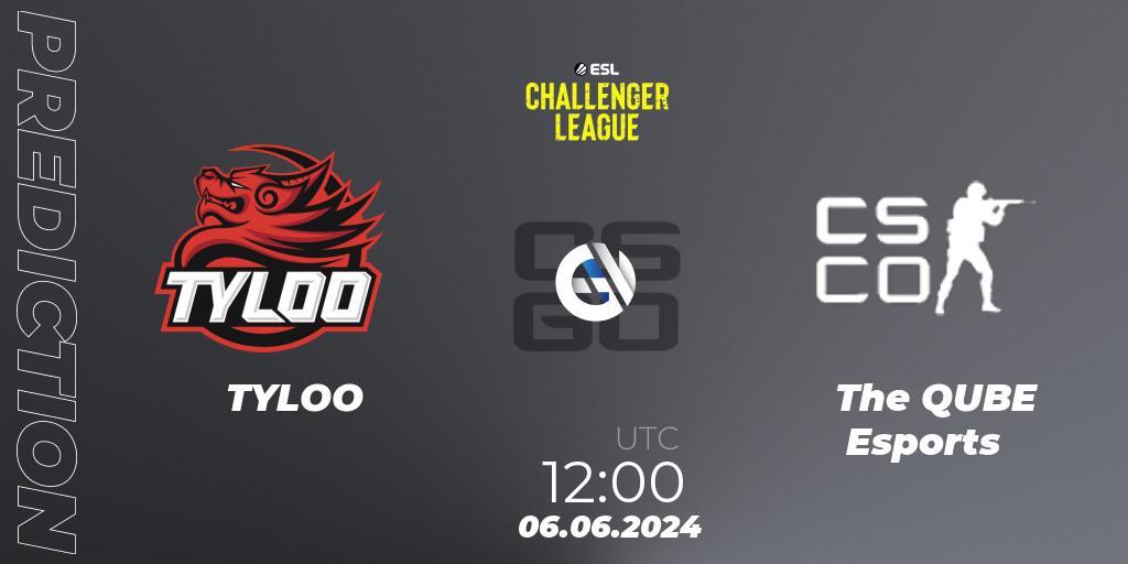 TYLOO - The QUBE Esports: Maç tahminleri. 06.06.2024 at 12:00, Counter-Strike (CS2), ESL Challenger League Season 47: Asia