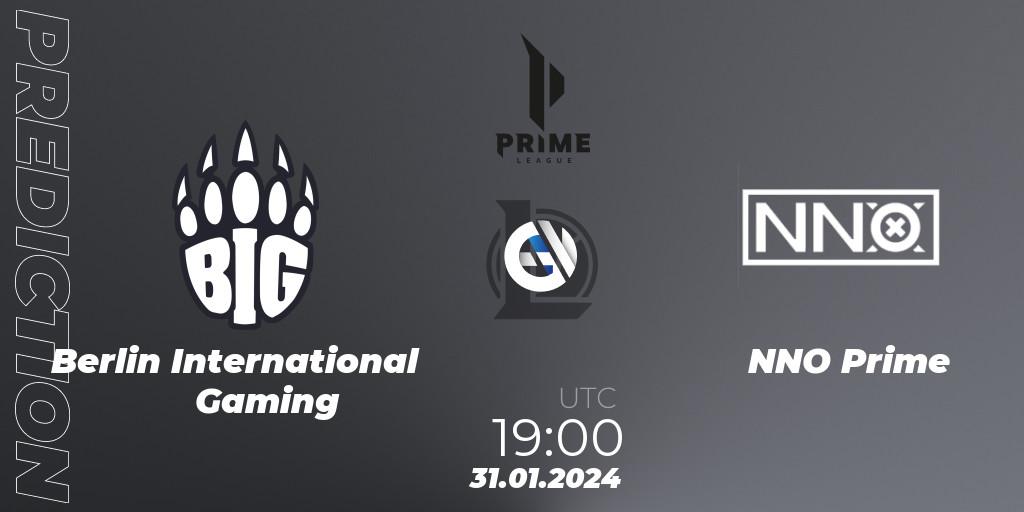 Berlin International Gaming - NNO Prime: Maç tahminleri. 31.01.2024 at 19:00, LoL, Prime League Spring 2024 - Group Stage