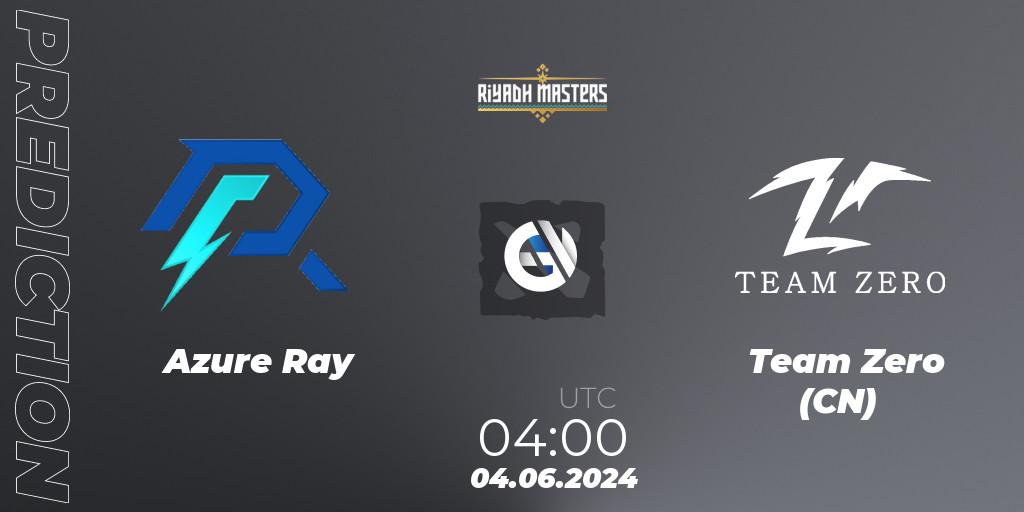 Azure Ray - Team Zero (CN): Maç tahminleri. 04.06.2024 at 04:20, Dota 2, Riyadh Masters 2024: China Closed Qualifier