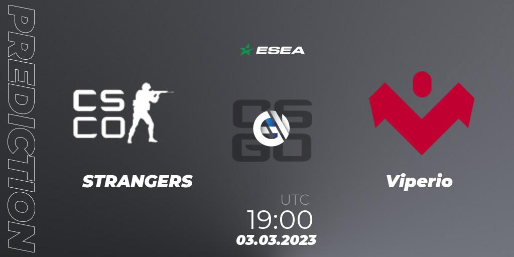 STRANGERS - Viperio: Maç tahminleri. 03.03.2023 at 19:00, Counter-Strike (CS2), ESEA Season 44: Advanced Division - Europe