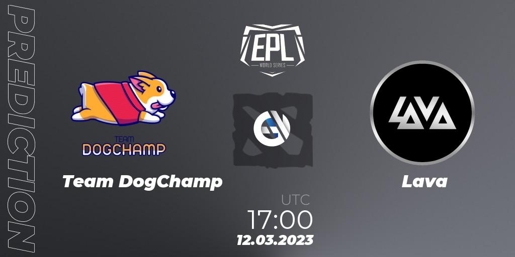 Team DogChamp - Lava: Maç tahminleri. 12.03.2023 at 17:28, Dota 2, European Pro League World Series America Season 4