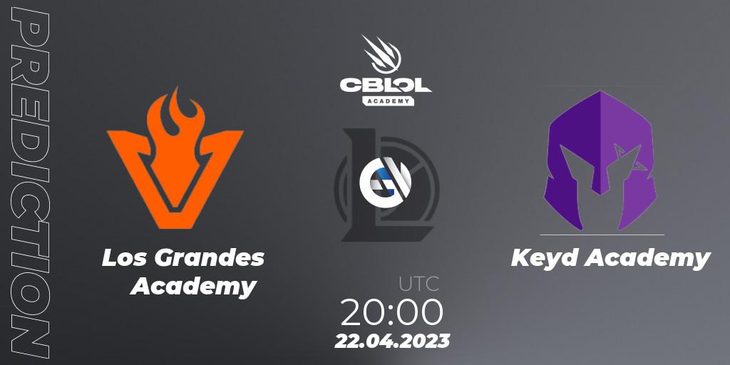 Los Grandes Academy - Keyd Academy: Maç tahminleri. 22.04.2023 at 20:00, LoL, CBLOL Academy Split 1 2023