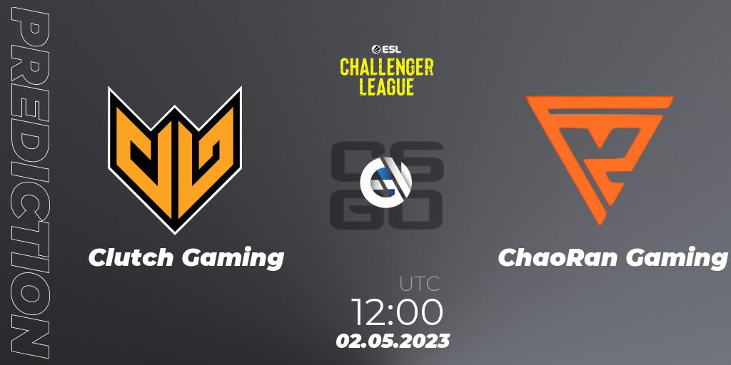 Clutch Gaming - ChaoRan Gaming: Maç tahminleri. 02.05.2023 at 12:00, Counter-Strike (CS2), ESL Challenger League Season 45: Asia-Pacific