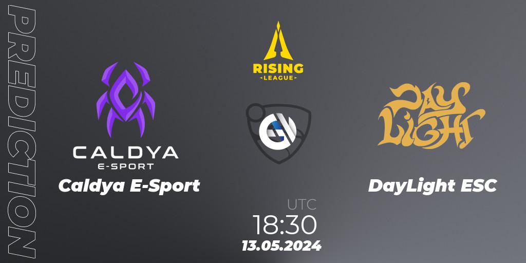 Caldya E-Sport - DayLight ESC: Maç tahminleri. 13.05.2024 at 18:25, Rocket League, Rising League 2024 — Split 1 — Main Event
