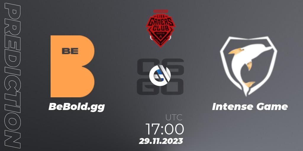 BeBold.gg - Intense Game: Maç tahminleri. 29.11.2023 at 17:00, Counter-Strike (CS2), Gamers Club Liga Série A: Esquenta