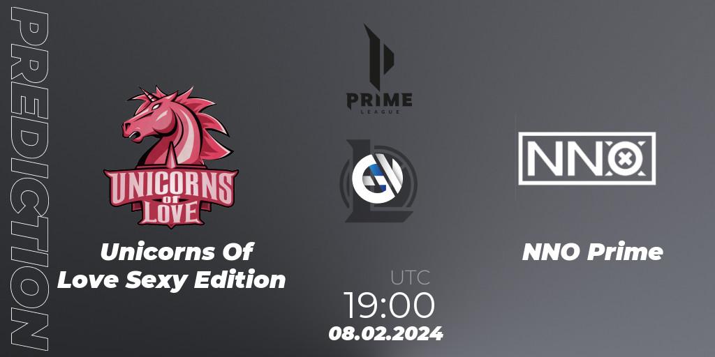 Unicorns Of Love Sexy Edition - NNO Prime: Maç tahminleri. 08.02.24, LoL, Prime League Spring 2024 - Group Stage