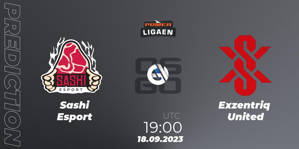 Sashi Esport - Exzentriq United: Maç tahminleri. 18.09.2023 at 19:00, Counter-Strike (CS2), POWER Ligaen Season 24 Finals
