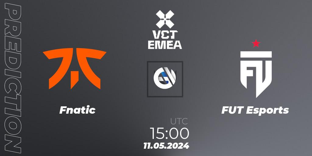 Fnatic - FUT Esports: Maç tahminleri. 11.05.2024 at 15:00, VALORANT, VCT 2024: EMEA Stage 1