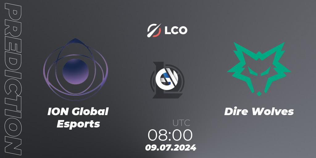 ION Global Esports - Dire Wolves: Maç tahminleri. 09.07.2024 at 08:00, LoL, LCO Split 2 2024 - Group Stage