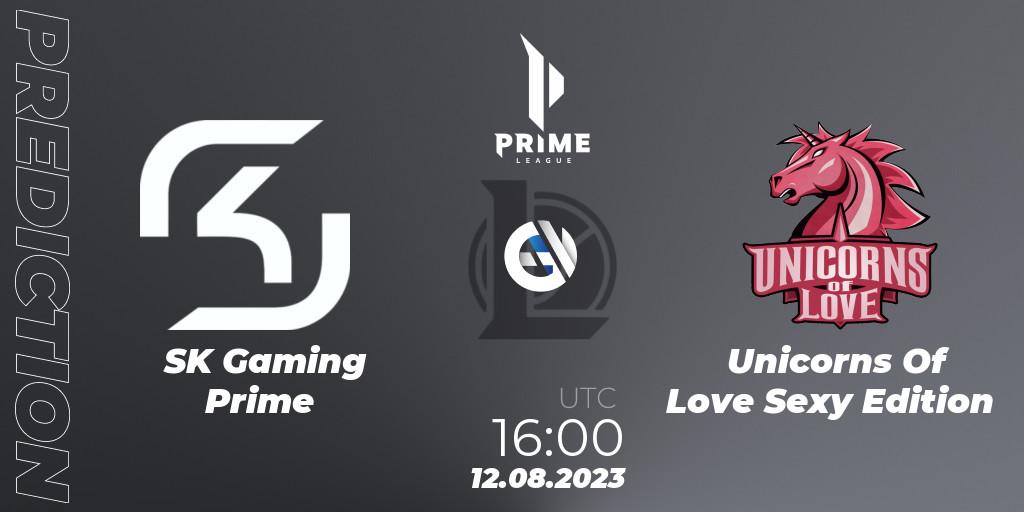 SK Gaming Prime - Unicorns Of Love Sexy Edition: Maç tahminleri. 12.08.2023 at 16:00, LoL, Prime League Summer 2023 - Playoffs