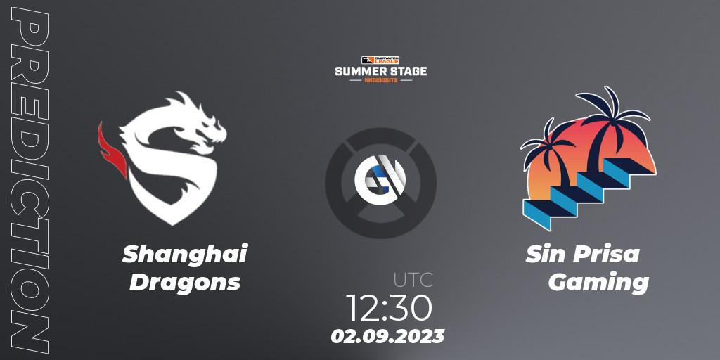 Shanghai Dragons - Sin Prisa Gaming: Maç tahminleri. 02.09.23, Overwatch, Overwatch League 2023 - Summer Stage Knockouts