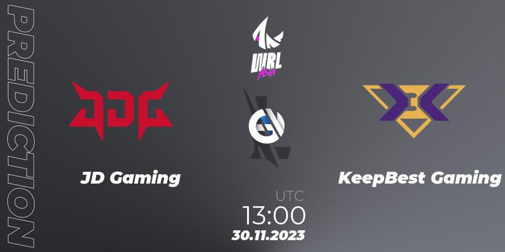 JD Gaming - KeepBest Gaming: Maç tahminleri. 30.11.2023 at 13:00, Wild Rift, WRL Asia 2023 - Season 2 - Regular Season