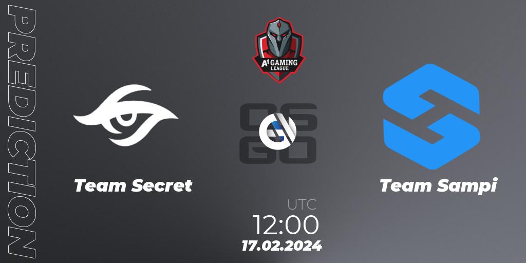 Team Secret - Team Sampi: Maç tahminleri. 17.02.2024 at 12:00, Counter-Strike (CS2), A1 Gaming League Season 8