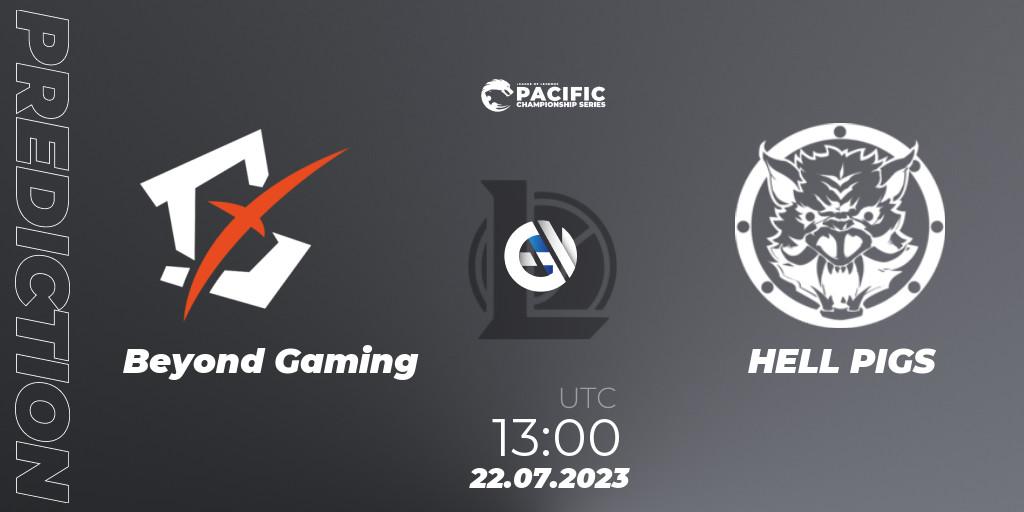 Beyond Gaming - HELL PIGS: Maç tahminleri. 22.07.2023 at 13:00, LoL, PACIFIC Championship series Group Stage