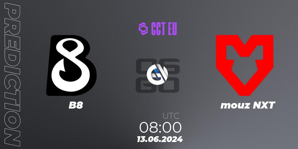 B8 - mouz NXT: Maç tahminleri. 13.06.2024 at 08:00, Counter-Strike (CS2), CCT Season 2 Europe Series 5