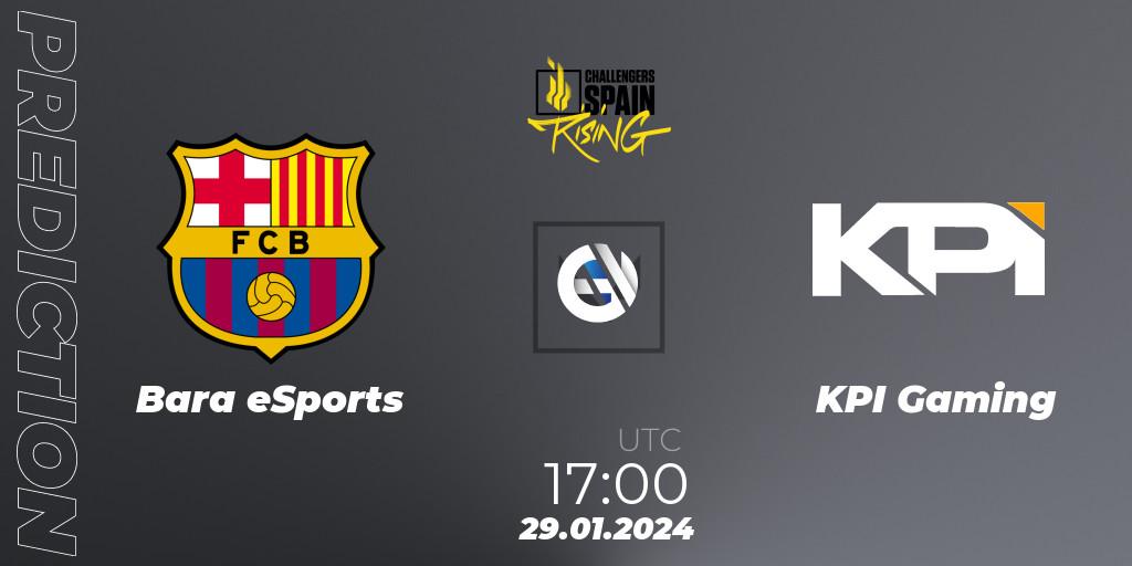 Barça eSports - KPI Gaming: Maç tahminleri. 29.01.2024 at 20:30, VALORANT, VALORANT Challengers 2024 Spain: Rising Split 1