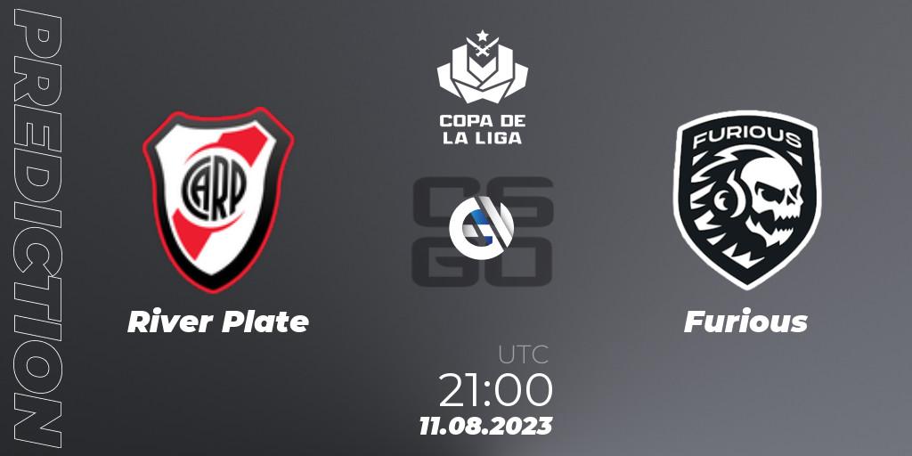 River Plate - Furious: Maç tahminleri. 11.08.2023 at 21:00, Counter-Strike (CS2), La Copa de La Liga 2023