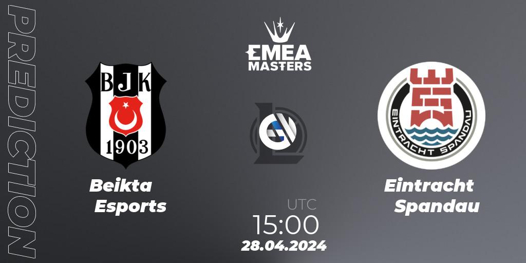 Beşiktaş Esports - Eintracht Spandau: Maç tahminleri. 28.04.2024 at 15:00, LoL, EMEA Masters Spring 2024 - Playoffs