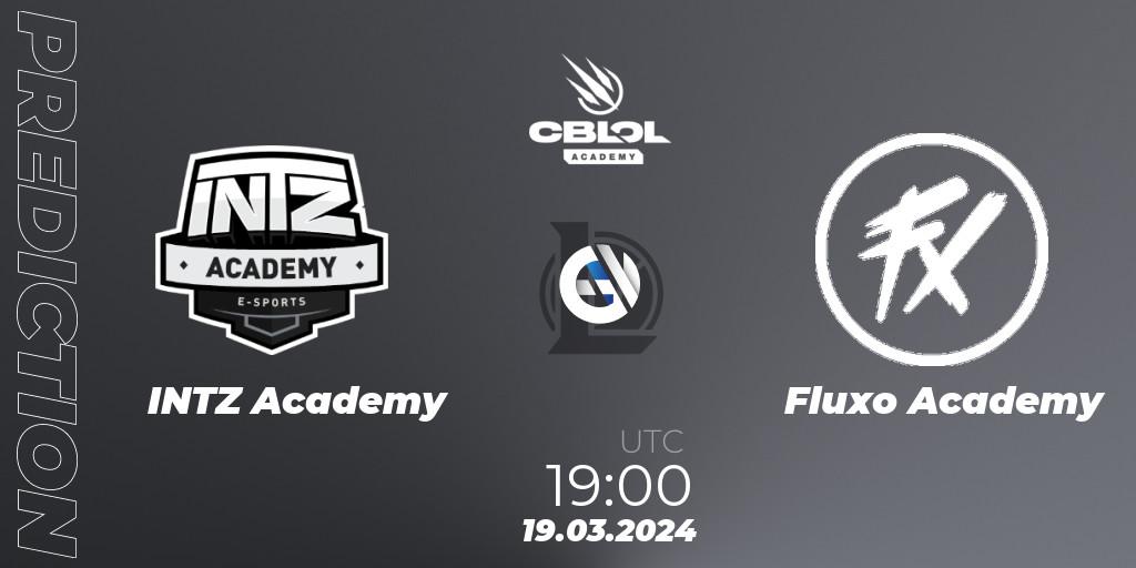 INTZ Academy - Fluxo Academy: Maç tahminleri. 19.03.24, LoL, CBLOL Academy Split 1 2024