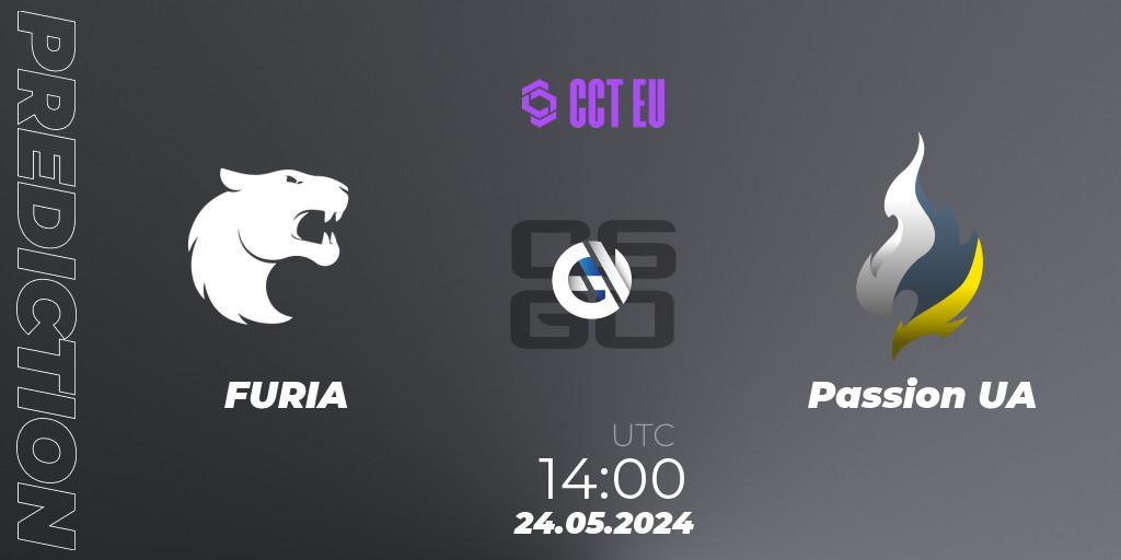 FURIA - Passion UA: Maç tahminleri. 24.05.2024 at 14:00, Counter-Strike (CS2), CCT Season 2 European Series #3