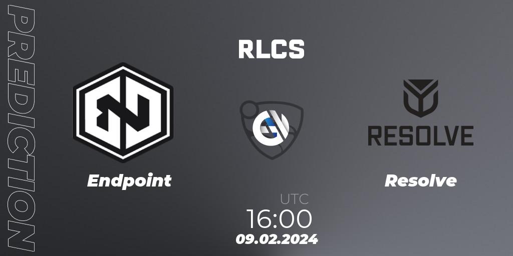 Endpoint - Resolve: Maç tahminleri. 09.02.2024 at 16:00, Rocket League, RLCS 2024 - Major 1: Europe Open Qualifier 1