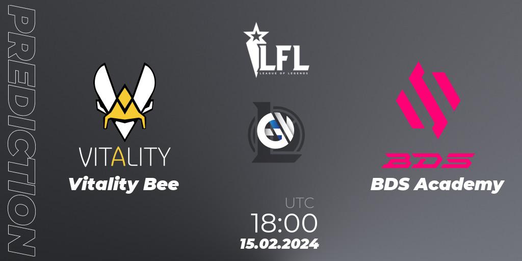 Vitality Bee - BDS Academy: Maç tahminleri. 15.02.24, LoL, LFL Spring 2024