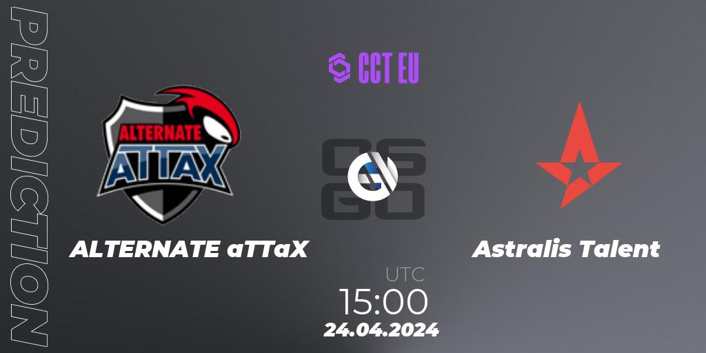 ALTERNATE aTTaX - Astralis Talent: Maç tahminleri. 24.04.24, CS2 (CS:GO), CCT Season 2 Europe Series 2 Closed Qualifier