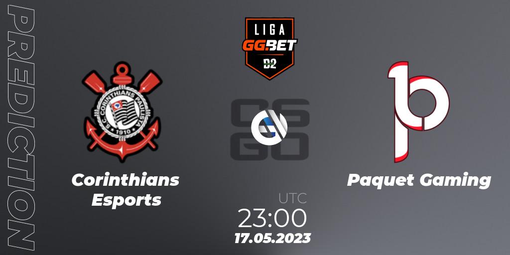 Corinthians Esports - Paquetá Gaming: Maç tahminleri. 17.05.2023 at 23:00, Counter-Strike (CS2), Dust2 Brasil Liga Season 1