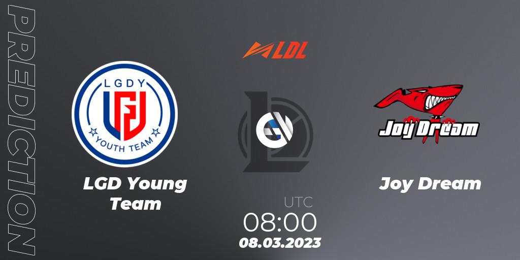 LGD Young Team - Joy Dream: Maç tahminleri. 08.03.2023 at 08:00, LoL, LDL 2023 - Regular Season