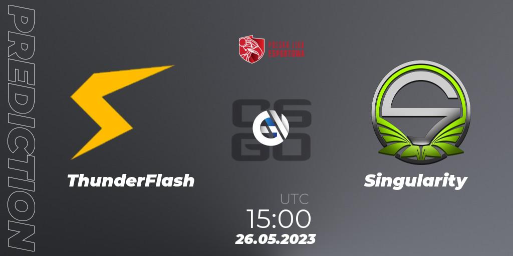 ThunderFlash - Singularity: Maç tahminleri. 26.05.2023 at 15:00, Counter-Strike (CS2), Polish Esports League 2023 Split 2