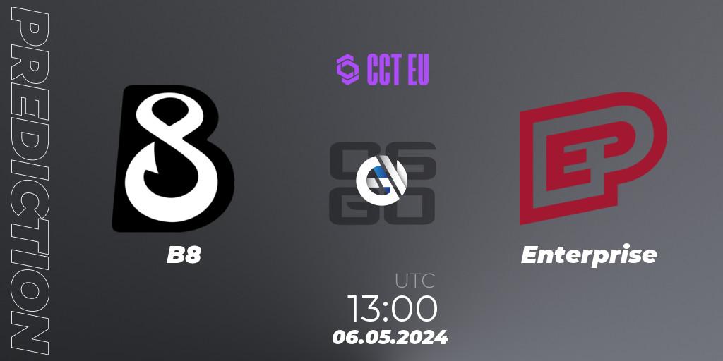 B8 - Enterprise: Maç tahminleri. 06.05.24, CS2 (CS:GO), CCT Season 2 Europe Series 2 