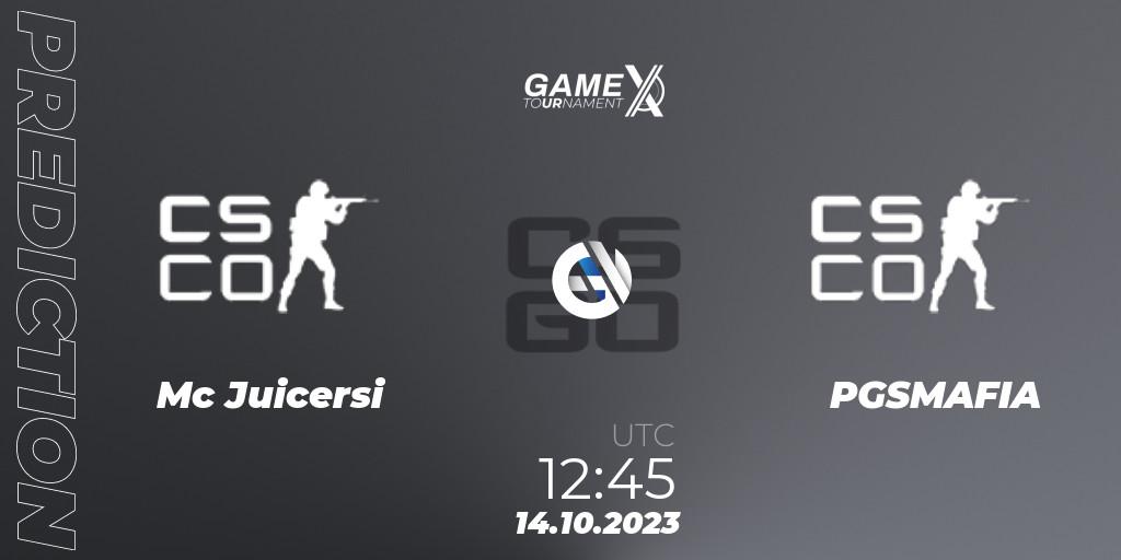 Mc Juicersi - PGSMAFIA: Maç tahminleri. 14.10.2023 at 12:45, Counter-Strike (CS2), GameX 2023
