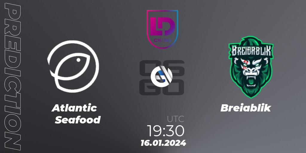 Atlantic Seafood - Breiðablik: Maç tahminleri. 16.01.2024 at 19:30, Counter-Strike (CS2), Icelandic Esports League Season 8: Regular Season