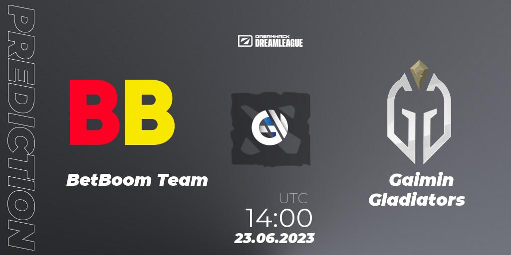 BetBoom Team - Gaimin Gladiators: Maç tahminleri. 23.06.2023 at 13:55, Dota 2, DreamLeague Season 20 - Group Stage 2