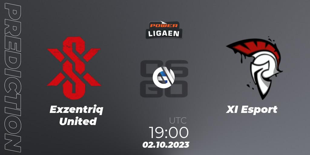 Exzentriq United - XI Esport: Maç tahminleri. 02.10.2023 at 18:00, Counter-Strike (CS2), POWER Ligaen Season 24 Finals