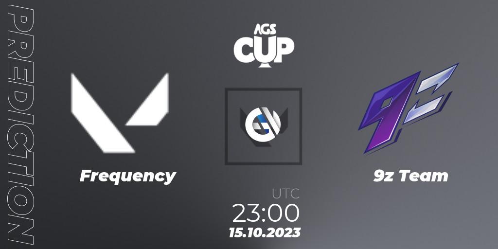 Frequency - 9z Team: Maç tahminleri. 15.10.2023 at 23:00, VALORANT, Argentina Game Show Cup 2023