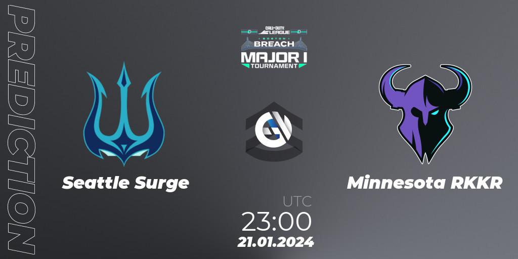 Seattle Surge - Minnesota RØKKR: Maç tahminleri. 20.01.2024 at 23:00, Call of Duty, Call of Duty League 2024: Stage 1 Major Qualifiers