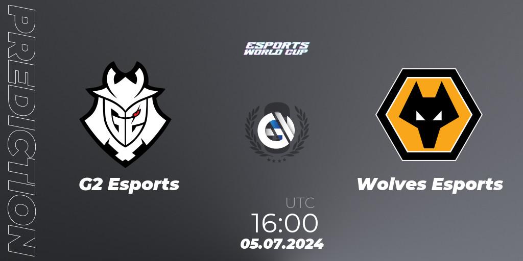 G2 Esports - Wolves Esports: Maç tahminleri. 05.07.2024 at 16:00, Rainbow Six, Esports World Cup 2024: Europe CQ
