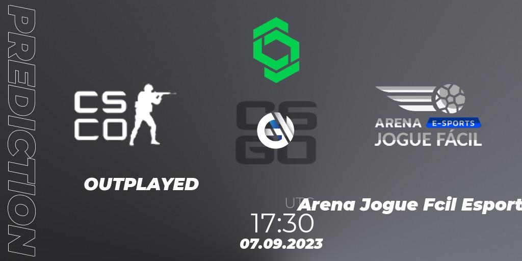 OUTPLAYED - Arena Jogue Fácil Esports: Maç tahminleri. 07.09.2023 at 17:30, Counter-Strike (CS2), CCT South America Series #11: Closed Qualifier
