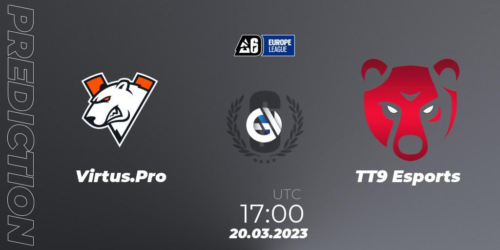 Virtus.Pro - TT9 Esports: Maç tahminleri. 20.03.23, Rainbow Six, Europe League 2023 - Stage 1