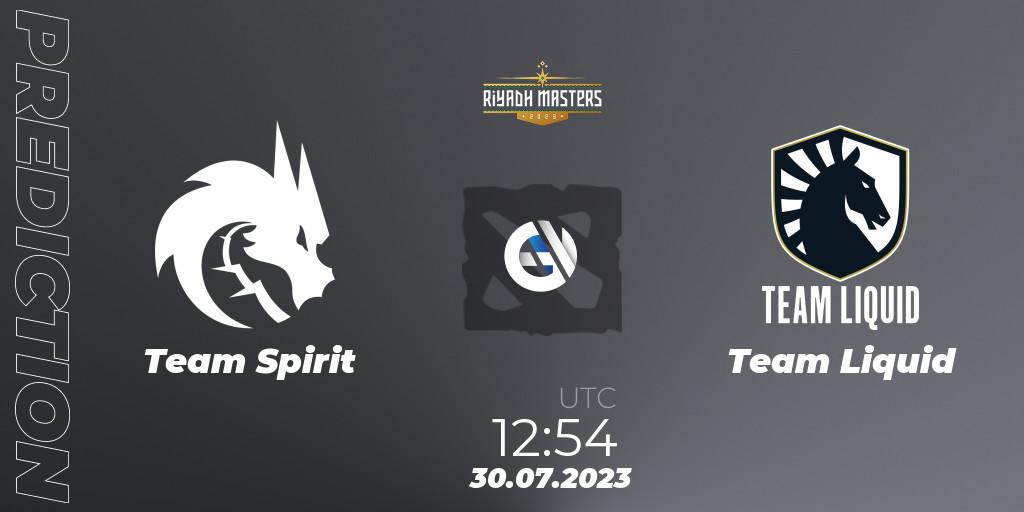 Team Spirit - Team Liquid: Maç tahminleri. 30.07.23, Dota 2, Riyadh Masters 2023