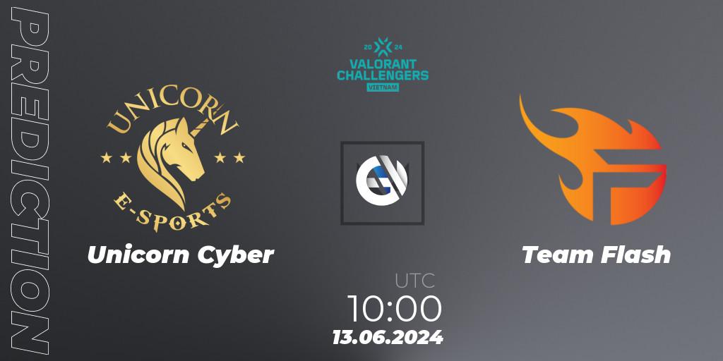 Unicorn Cyber - Team Flash: Maç tahminleri. 13.06.2024 at 10:00, VALORANT, VALORANT Challengers 2024: Vietnam Split 2