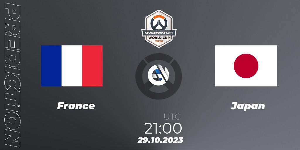 France - Japan: Maç tahminleri. 29.10.2023 at 21:00, Overwatch, Overwatch World Cup 2023