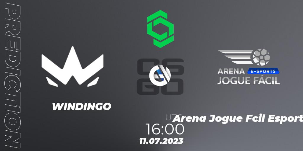 WINDINGO - Arena Jogue Fácil Esports: Maç tahminleri. 11.07.2023 at 16:50, Counter-Strike (CS2), CCT South America Series #8